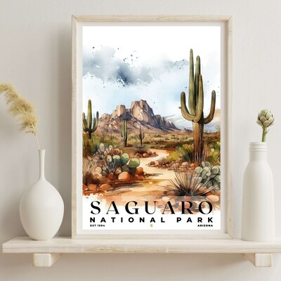 Saguaro National Park Poster, Travel Art, Office Poster, Home Decor | S4 - image6